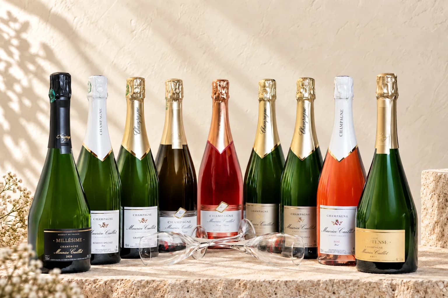 La gamme du Champagne Maurice Caillot